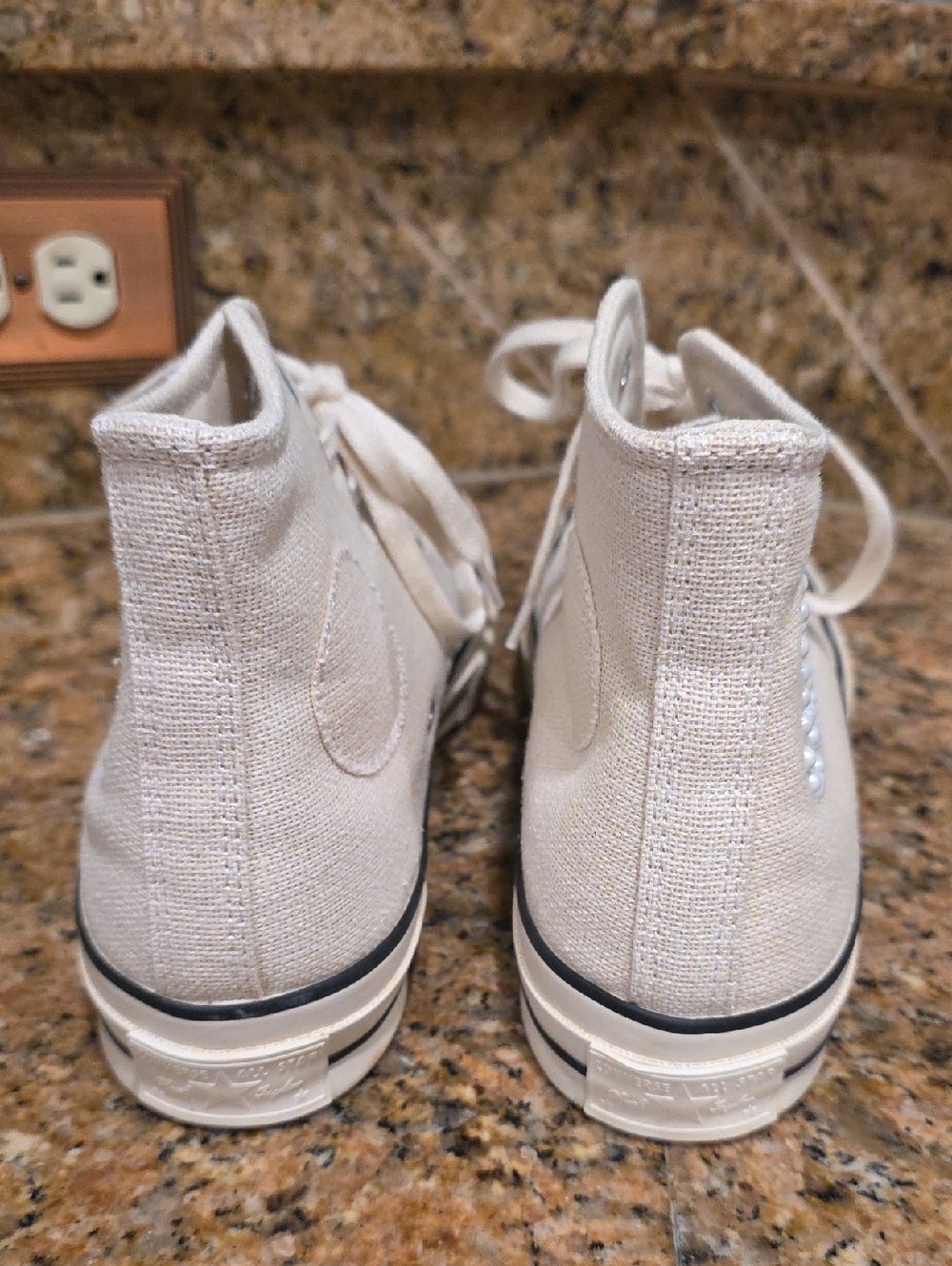 Converse X Stussy All Star 70 Hi With Pearls - SZ M7/W9 - Picture 7 of 12